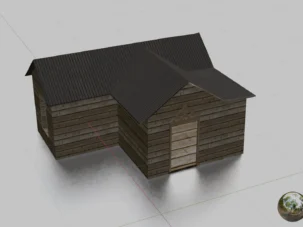 Simple 3D Hut Model