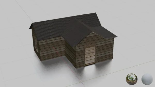 Simple 3D Hut Model