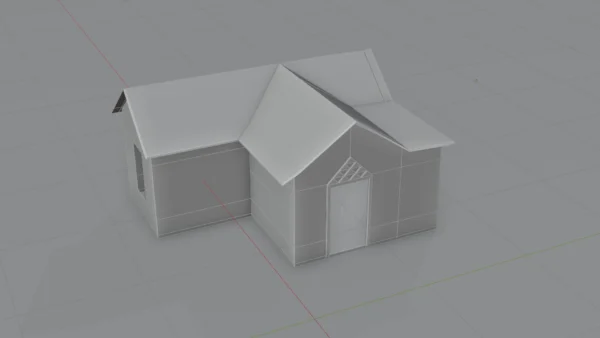 Simple 3D Hut Model - Image 3